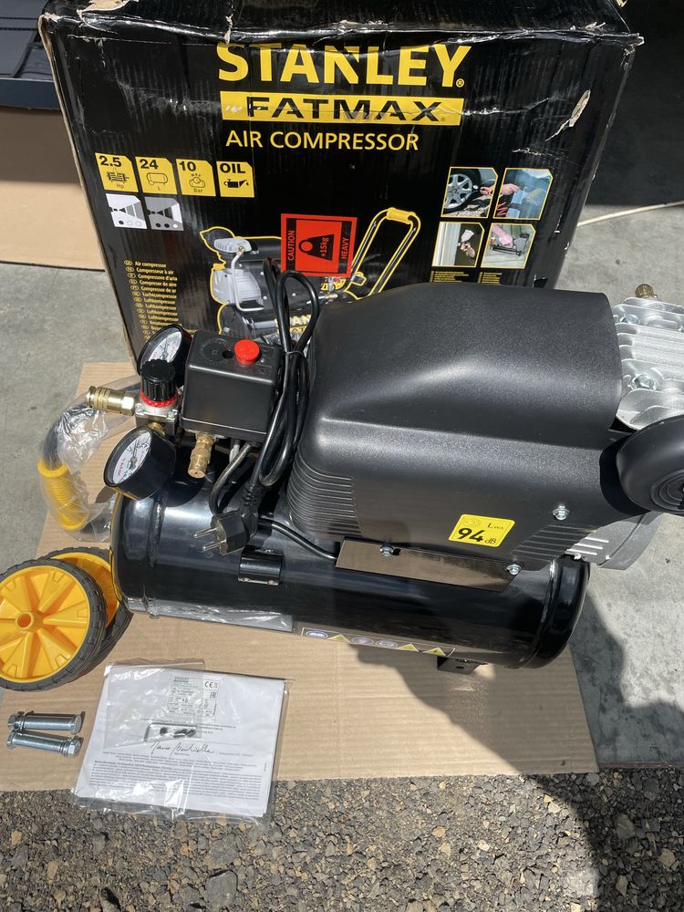 STANLEY FATMAX kompresor olejowy sprężarka 24l