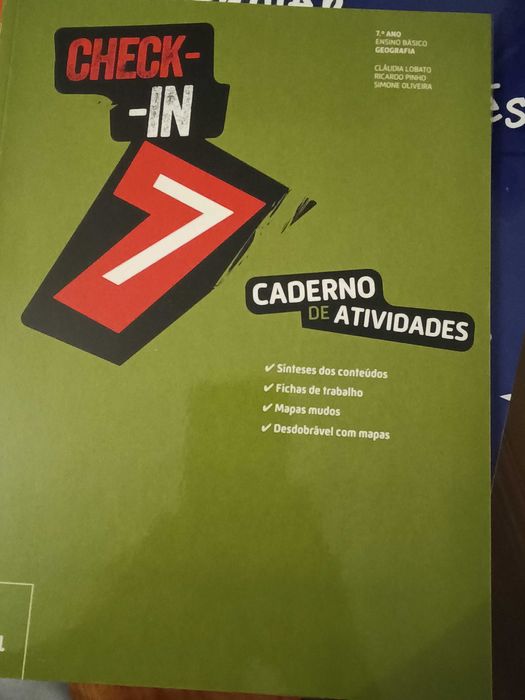 Geografia - Livro de fichas/ cadernos atividade 7° ano- Como novo