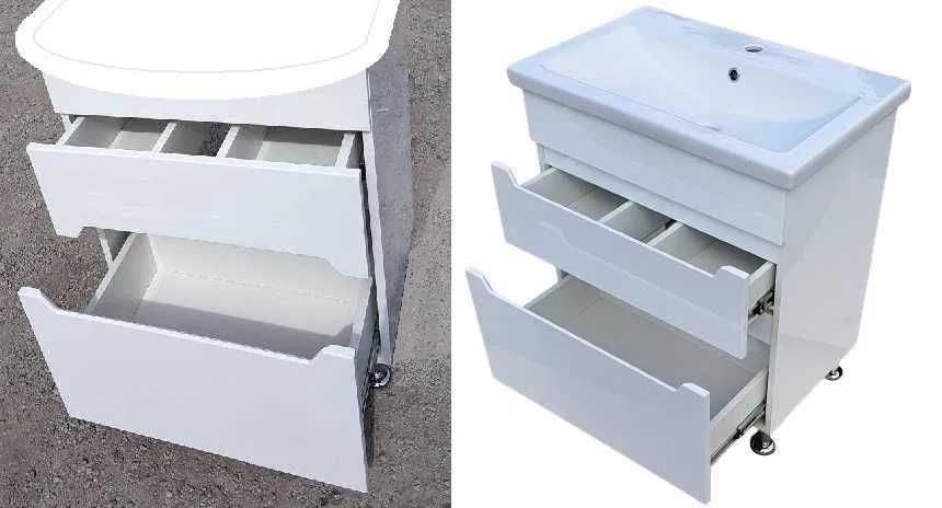 Умывальник (раковина) в комплекте с тумбой в ванну. Ширина 50...80см.