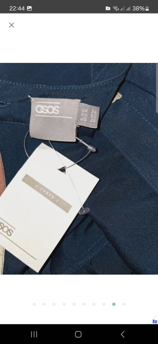 Шикарное новое платье батал вискоза asos 24