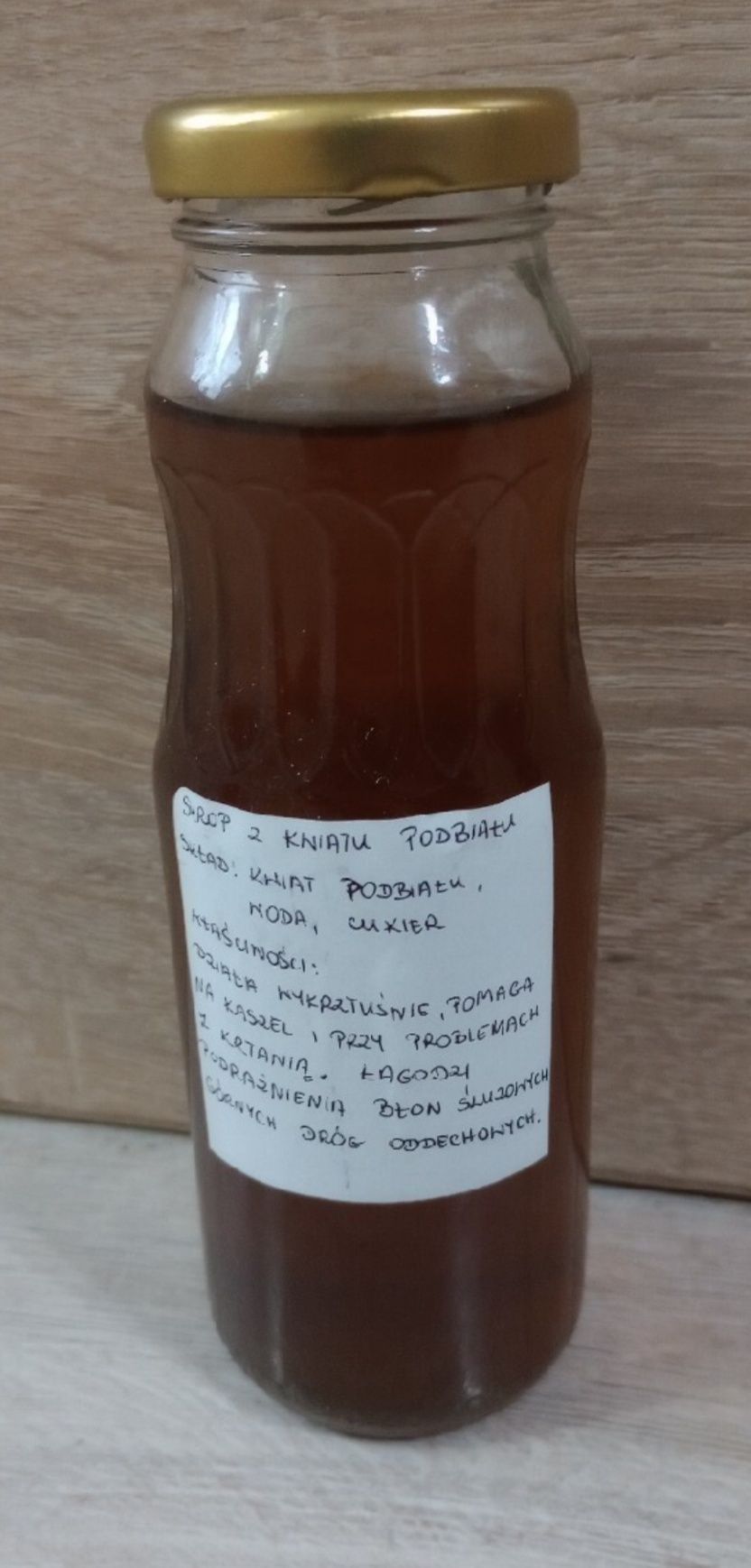 Syrop z kwiatu podbiału 250ml 2022