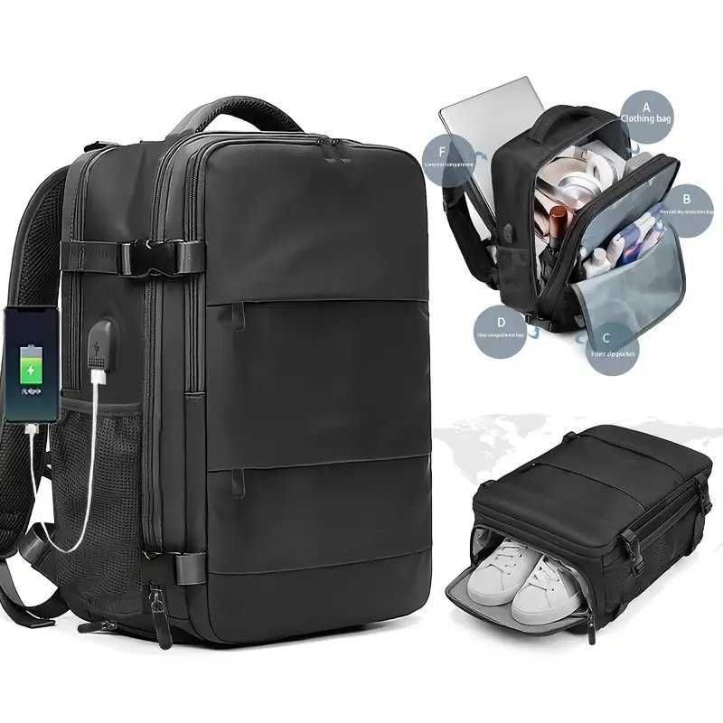 Novos modelos e tamanhos. Mochilas de viagem "Low Cost". Novas