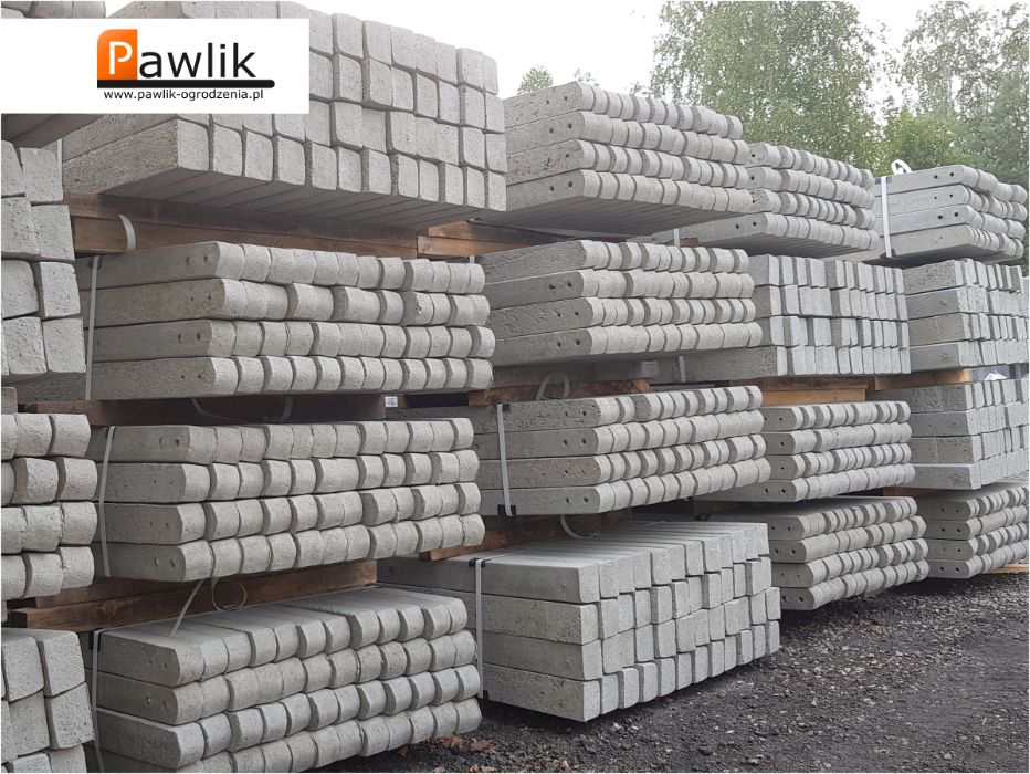 Słupek betonowy różne wysokości