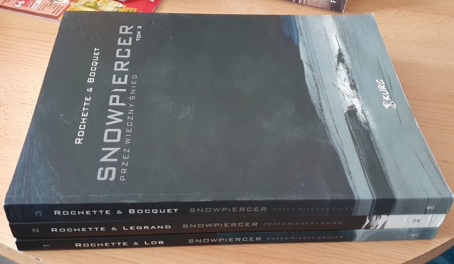 Snowpiercer 1, 2, 3.