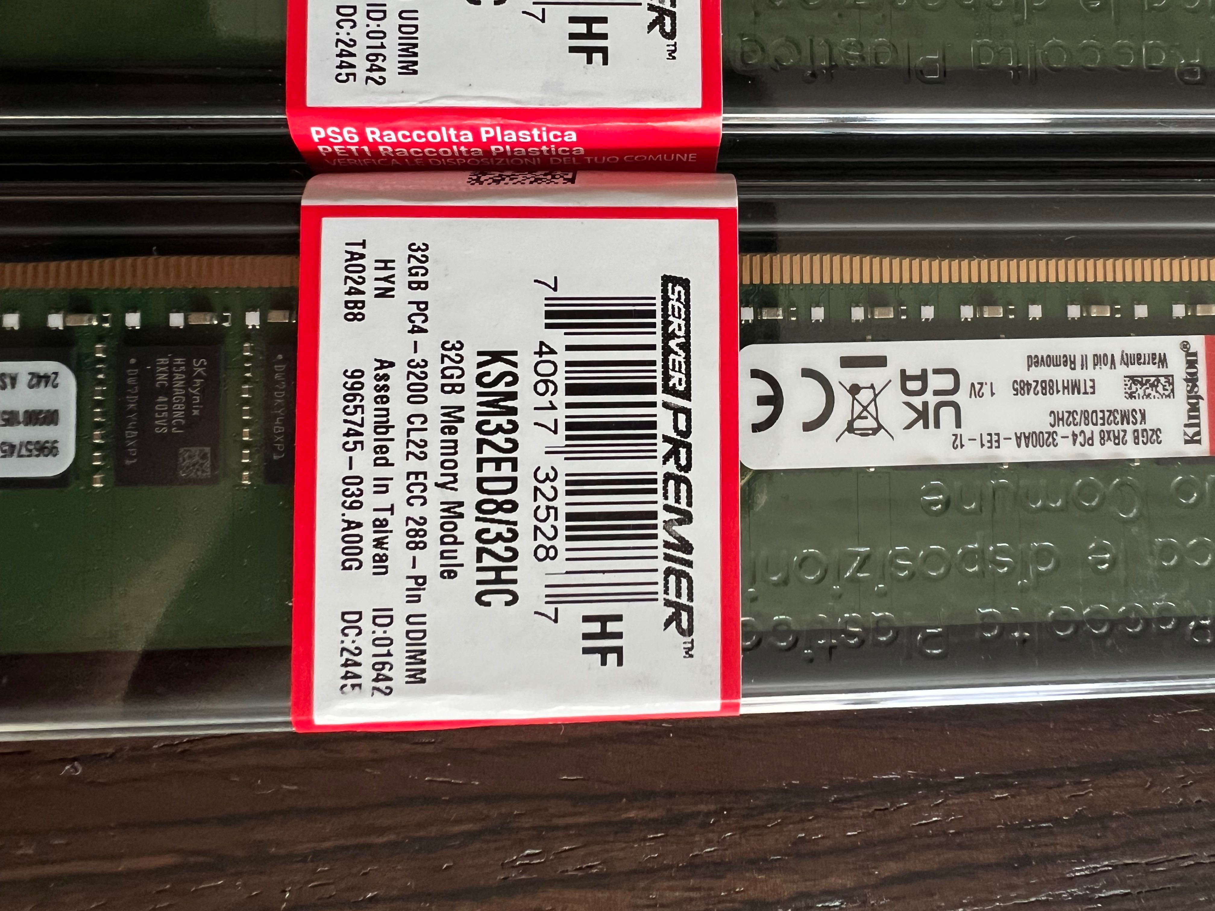 Оперативна Пам'ять для серверів Kingston 32 GB DDR4 3200 MHz