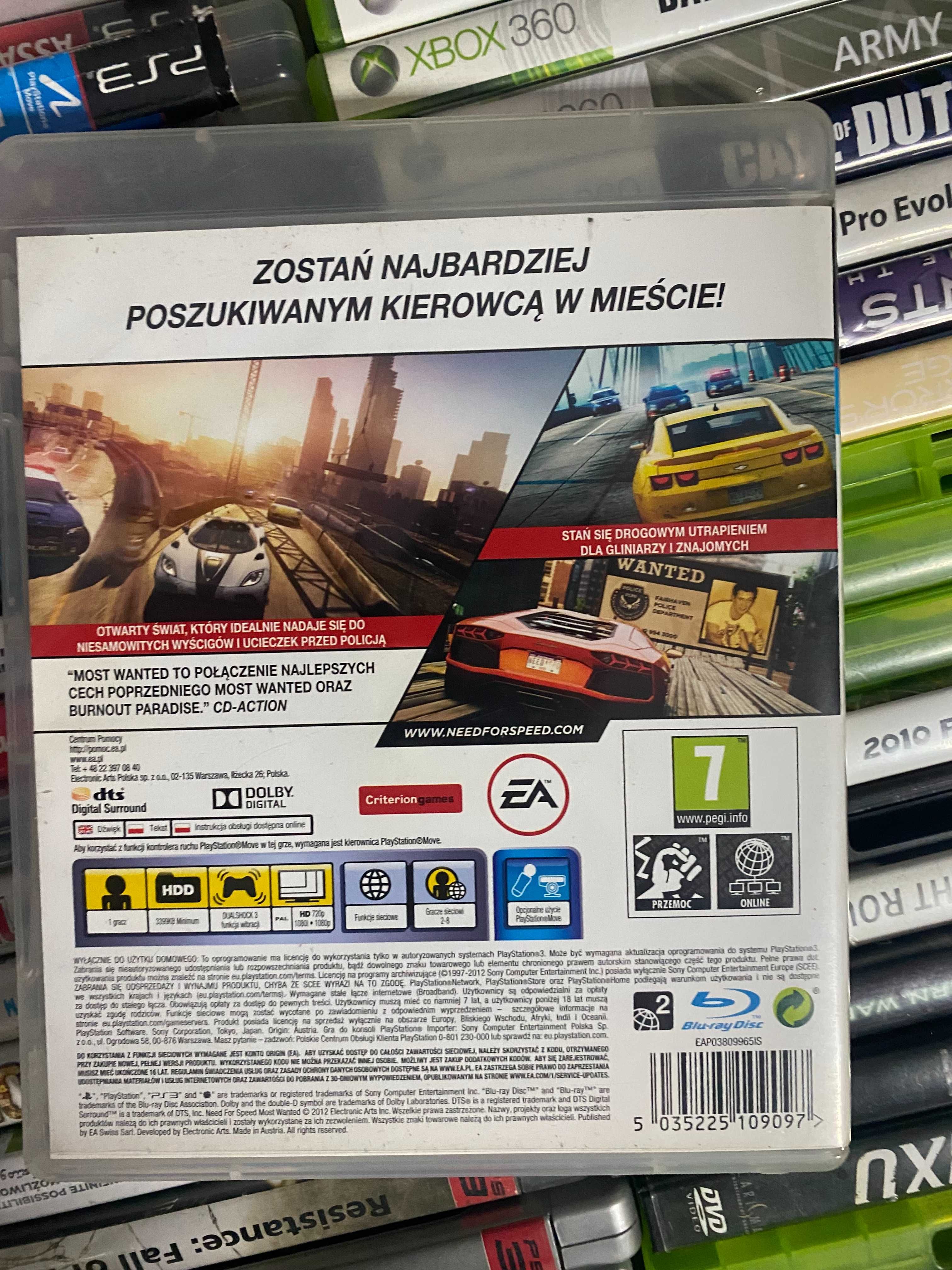 Need for Speed Most Wanted NFS|PS3
