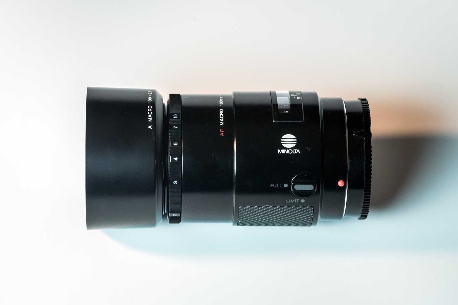 Obiektyw Minolta AF 100 mm f/2.8 Macro