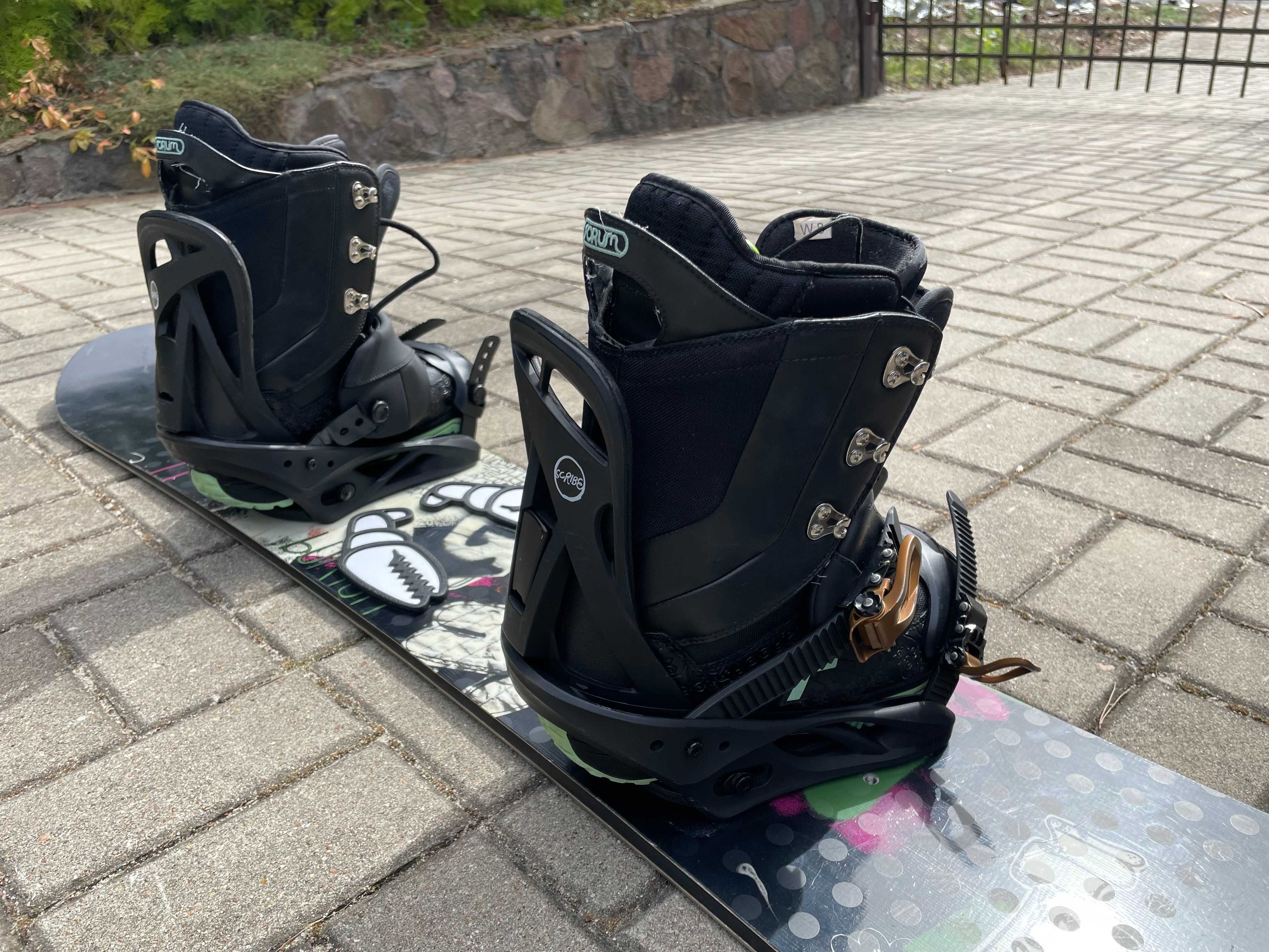 Deska snowboardowa BURTON 148 komplet (wiązania Burton + buty Scribe)