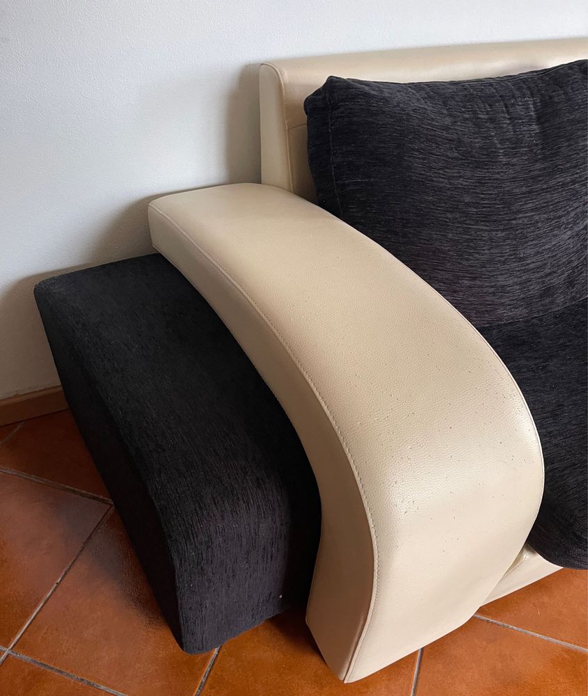 Sofá chaise long 3 lugares