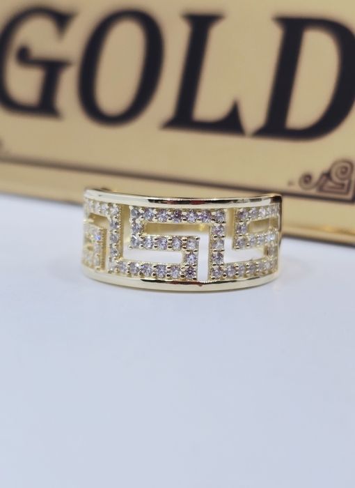 Złoty pierścionek próba 585 14k