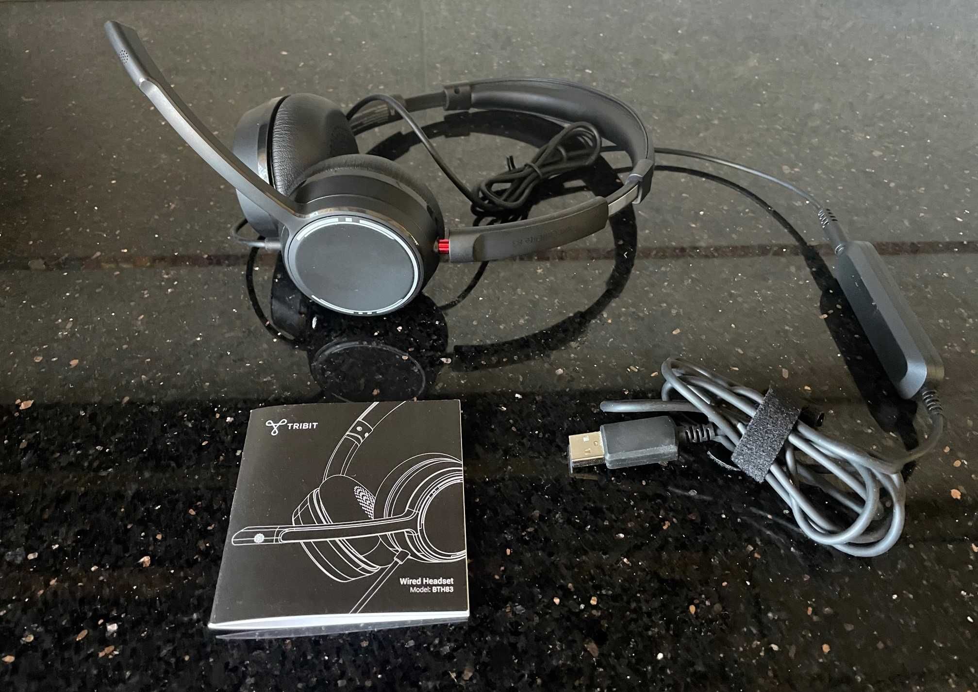 Zestaw słuchawkowy z mikrofonem USB Tribit Callelite 83