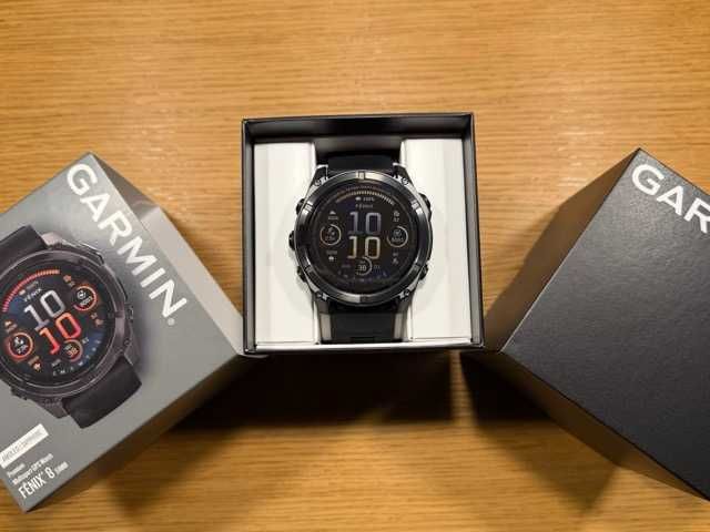 NOWY!!! Garmin Fenix 8 51 mm,Sapphire, Amoled,  Tytan