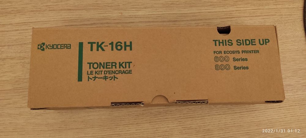2X Toner KYOCERA TK-16H, oryginalny, czarny tusz