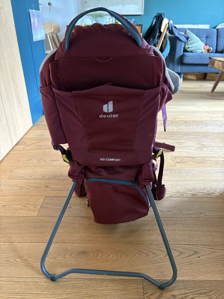 Nosidło turystyczne Deuter Kid Comfort Plus bordowy