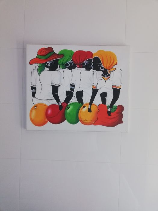Quadro pintado à mão