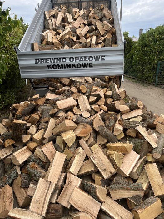 Drewno opałowe sezonowane sosna , liściaste dąb buk akacja