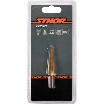 Wiertło stopniowe 4-12mm Sthor