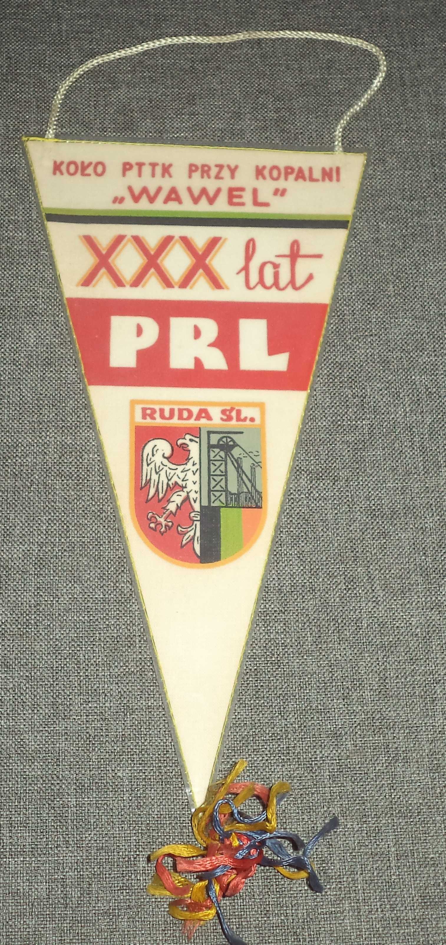 Kopalnia KWK Wawel Ruda Śląska - proporczyk PTTK