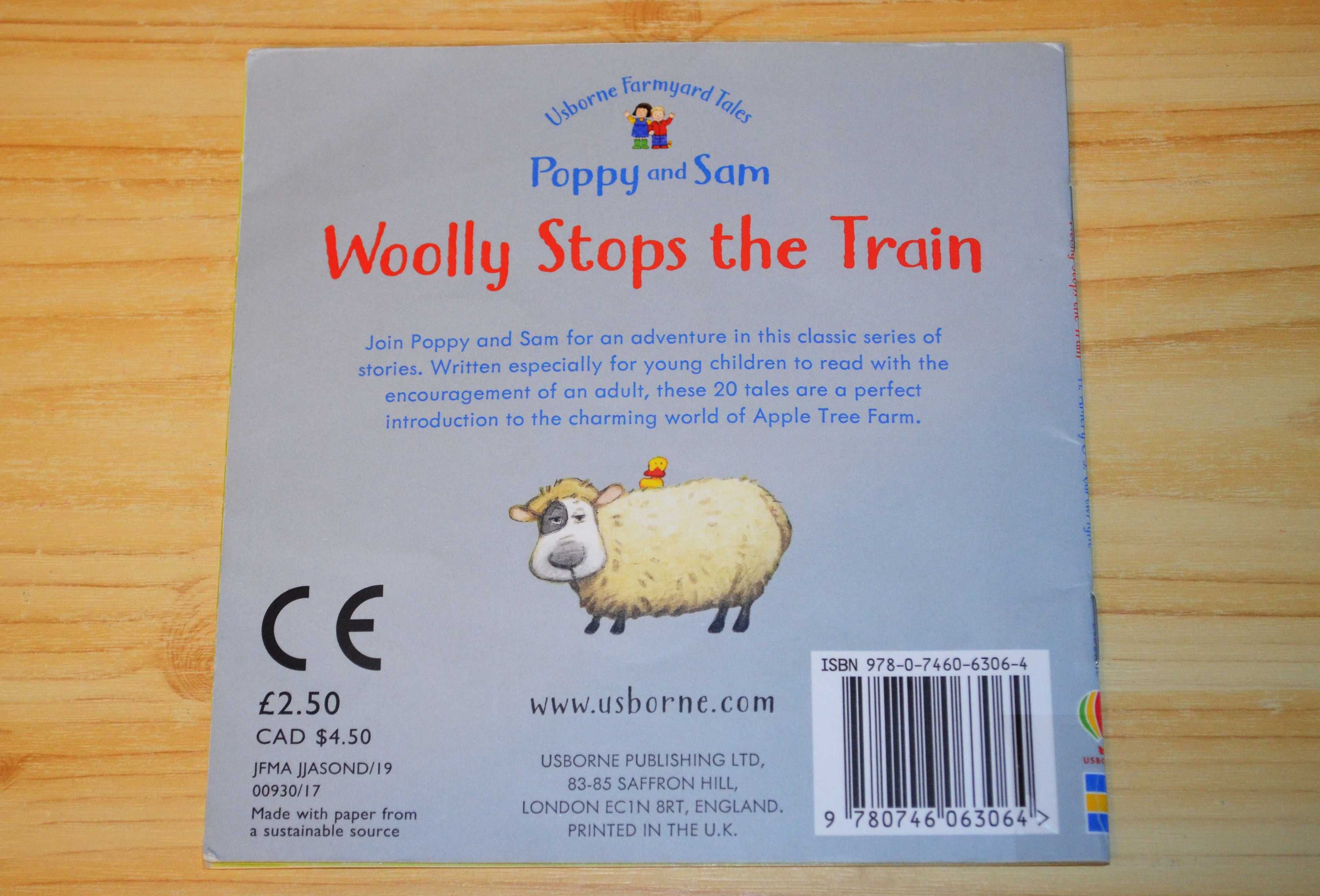 Wooly stops the train, дитяча книга англійською