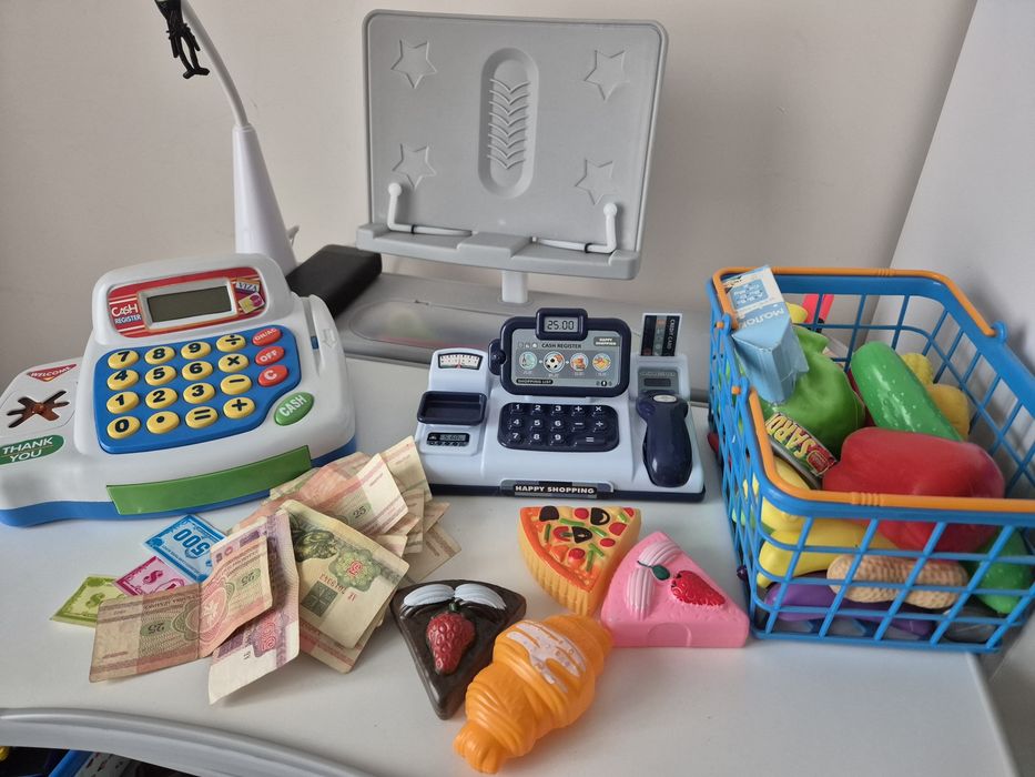 Каса дитяча. Кухня дитяча. Набір інструментів. Набір іграшок.