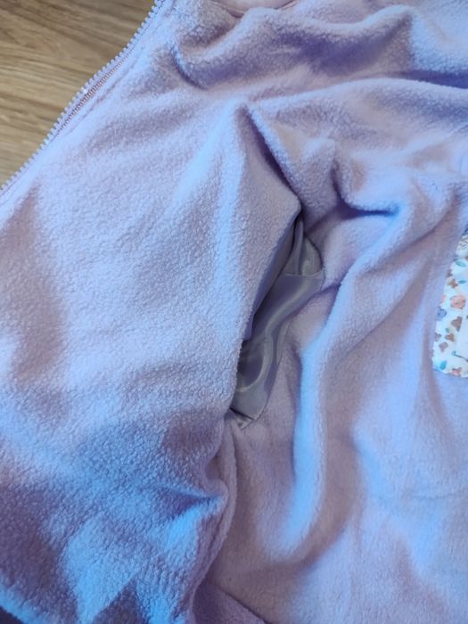 Kurtka kurteczka zimowa w kwiatki sinsay Fox &bunny 80 cm stan idealny