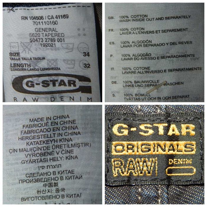 Мужские джинсы G STAR RAW General 5620 Tapered Jeans