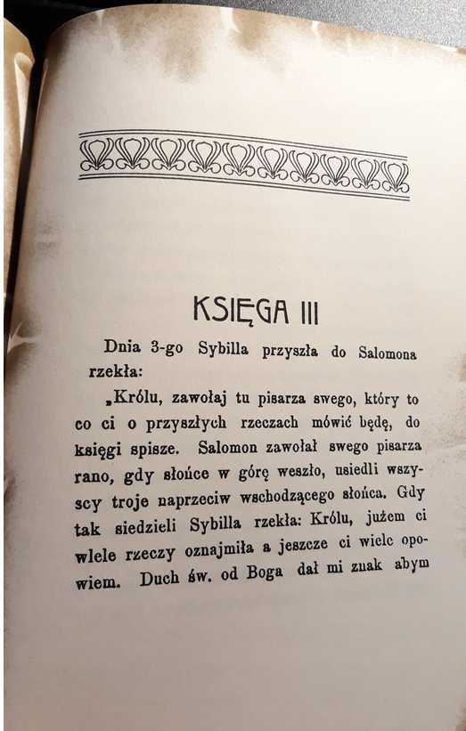 Sybilla Królowa Saby Księgi Prorocze