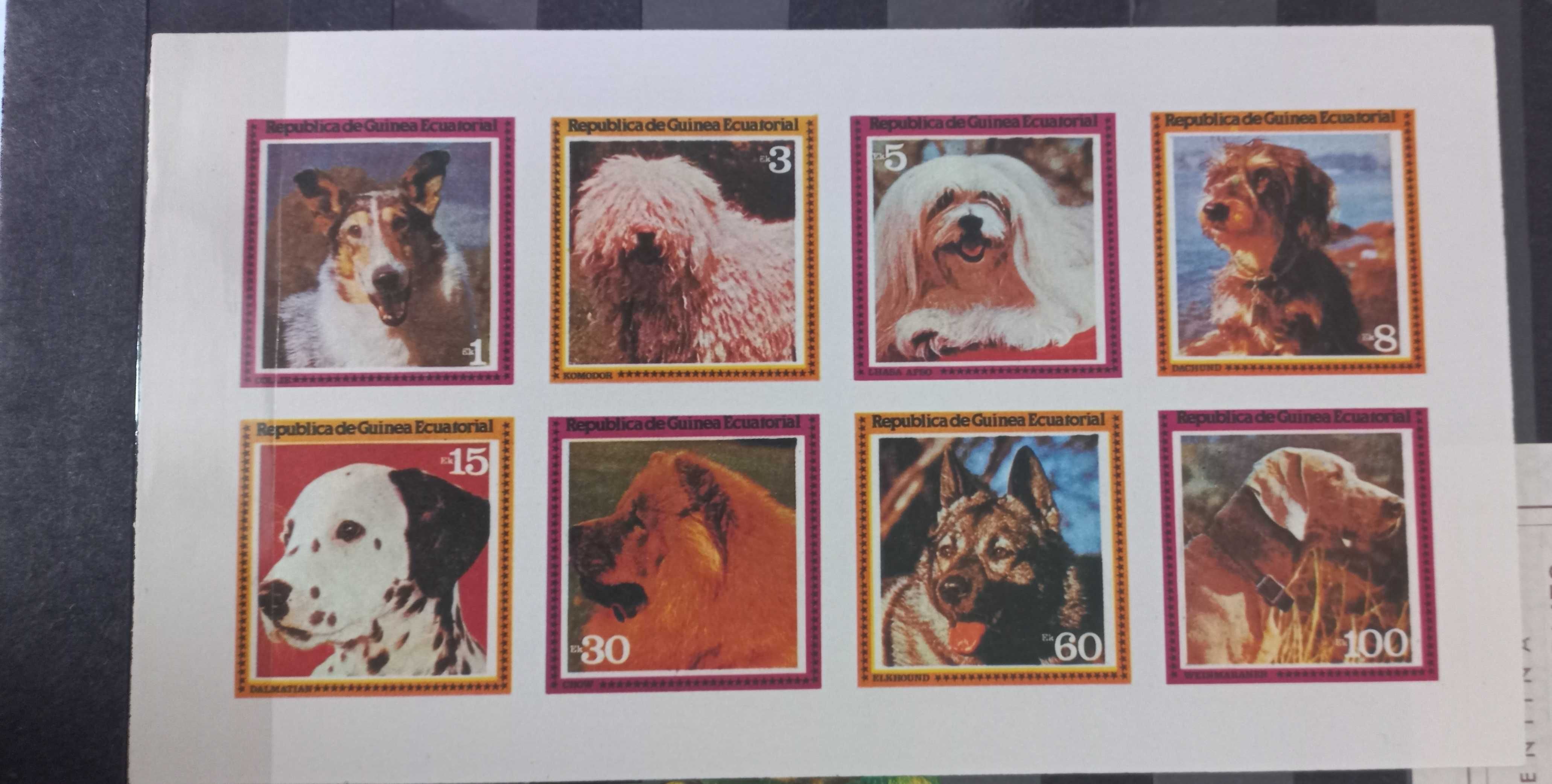 Znaczek pocztowy - Psy