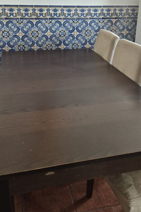 Mesa extensivel Bjursta ikea