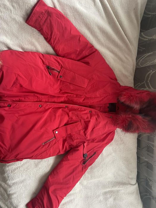 Парка з натуральним хутром