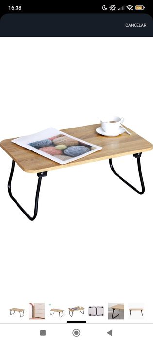 Mesa de apoio de cama