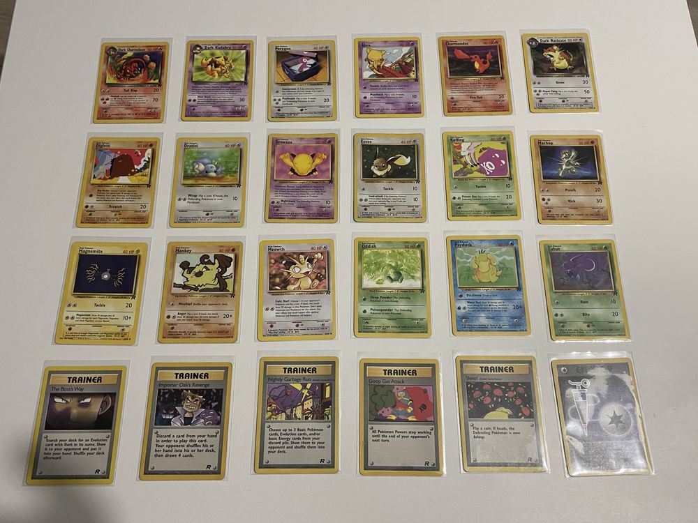 Set Team Rocket - 24 karty Pokemon