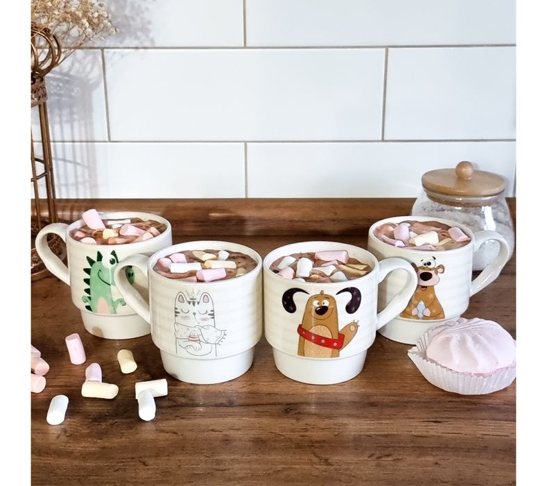 Набір чашок 4шт 320мл