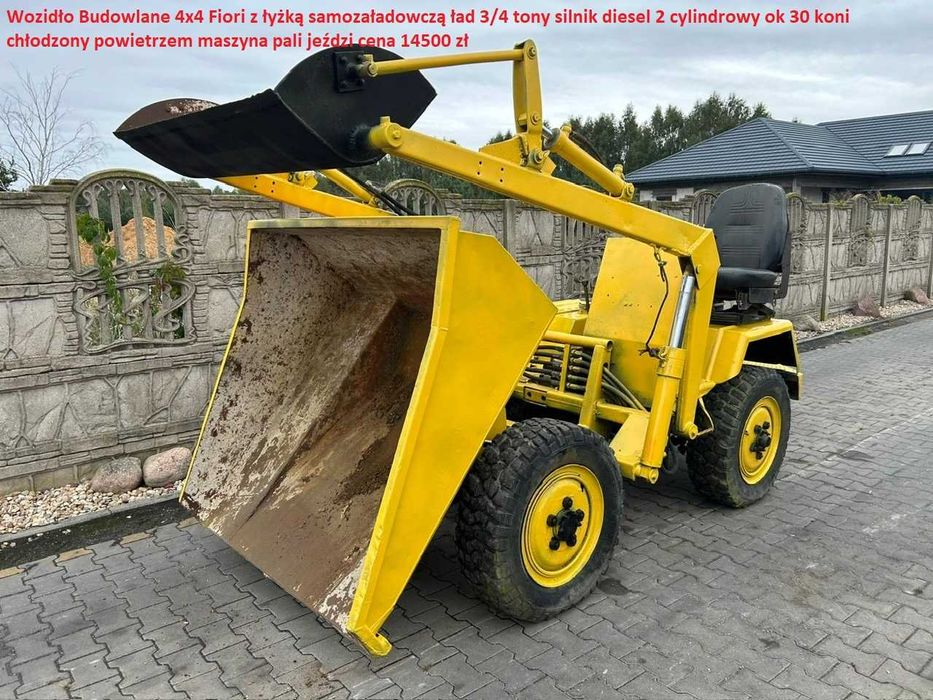 Wozidło budowlane 3 tony DIECI 4X4 samozaładowcze