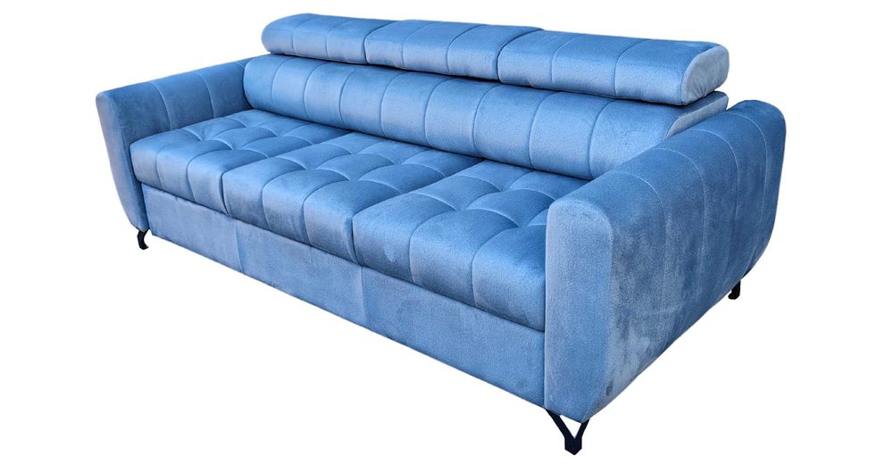Sofa kanapa pikowana, wygodna, rozkładana, sprężyny, NA WYMIAR