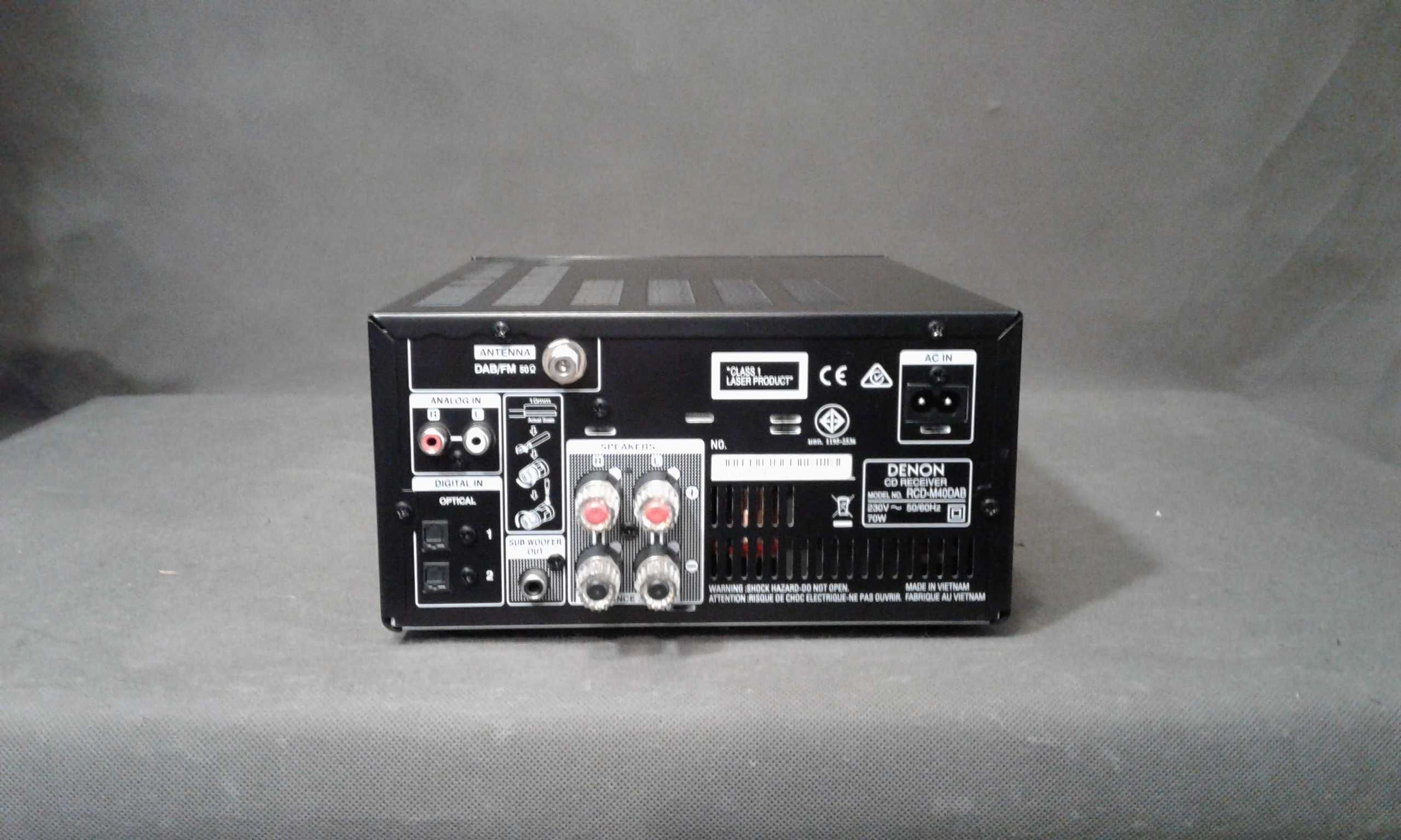 DENON RCD-40DAB,pilot, mini wieża stereo