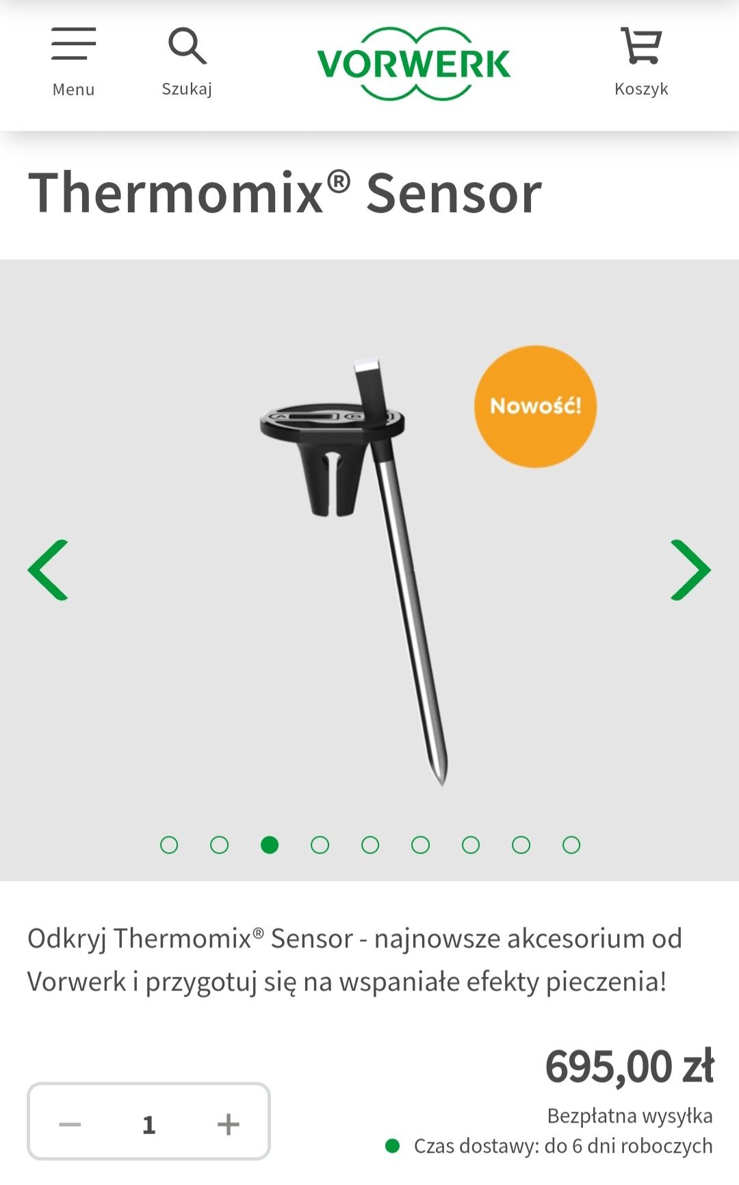 Sensor Thermomix nowy