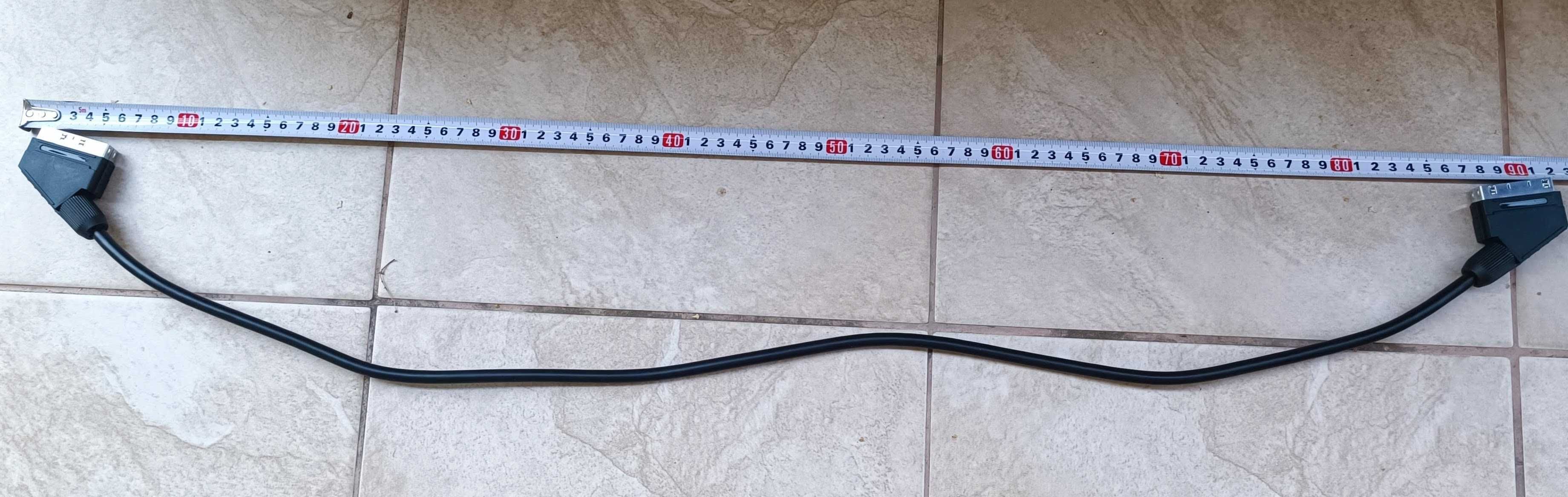 Kabel Scart-Scart Euro-Euro 0,9m