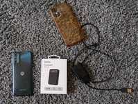 Motorola g42 + nowy powerbank silver monkey 10000 + ładowarka
