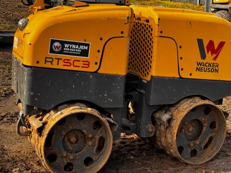 Wynajem walca okołokowanego 1,5 t. Wacker Neuson