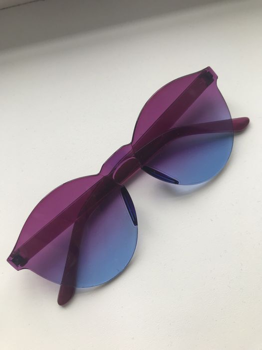 Очки омбре фиол/голубой