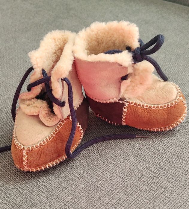 Пінетки зимові дитячі на овчині
