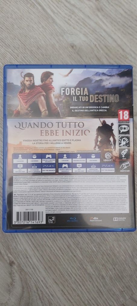 Assassin's creed Odyssey e Origins PS4