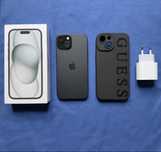 Rękojmia! Super stan! iPhone 15 Black 128 GB Czarny