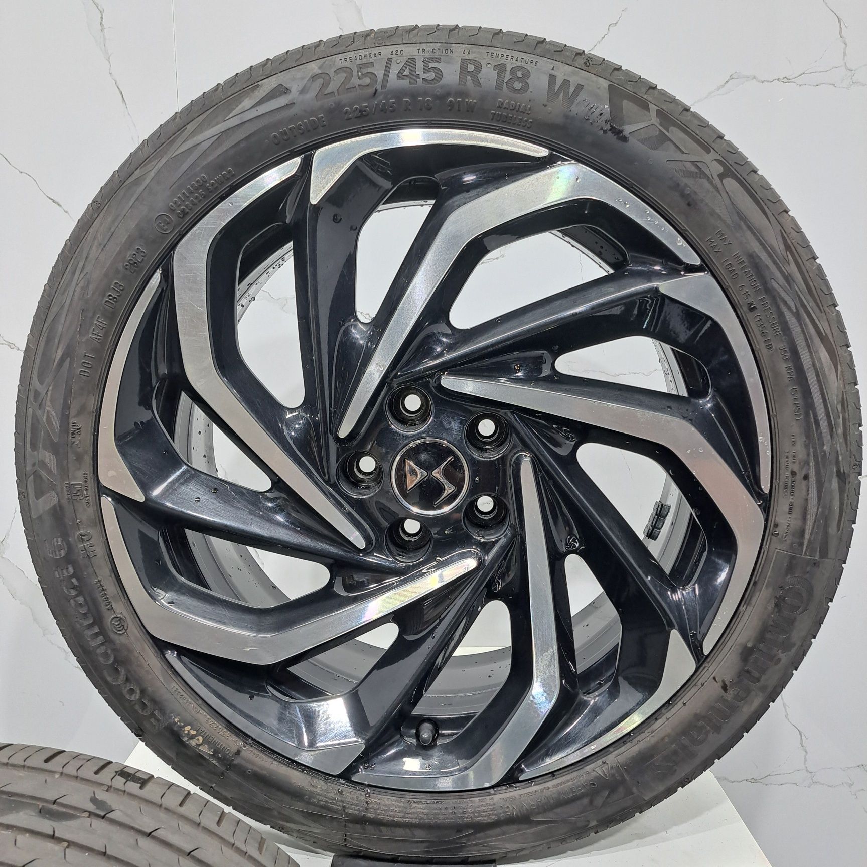 Jantes 18" originais DS 9 Citroën Peugeot 5x108