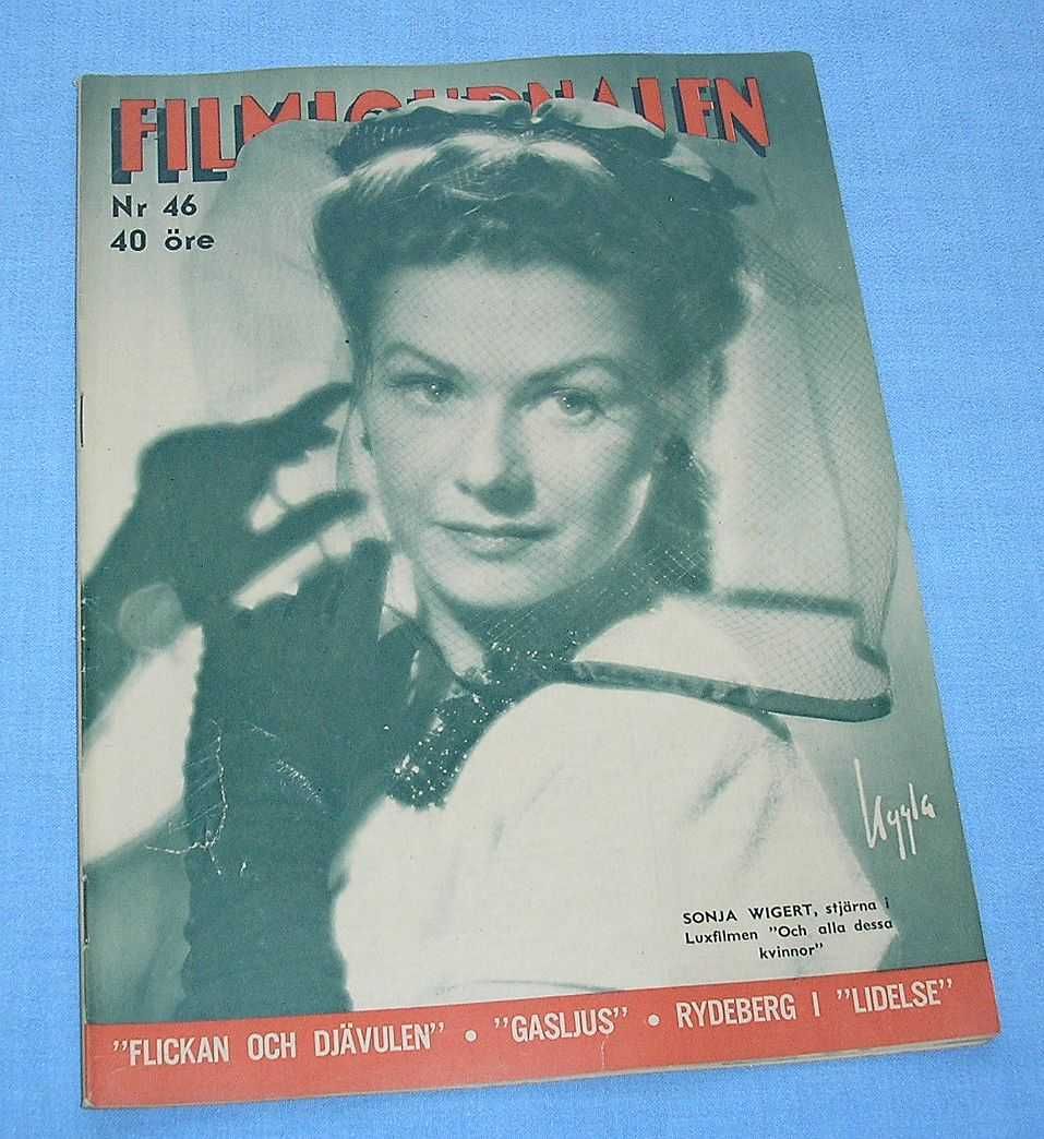 FilmJournalen nr 46 z 12 listopada 1944 r.  Sonja Wigert