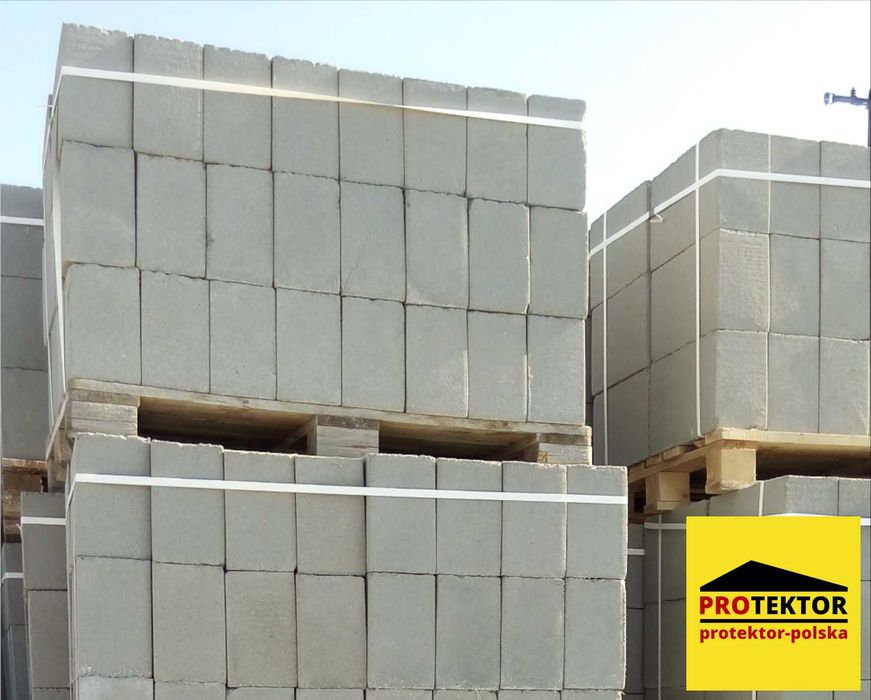 bloczek betonowy fundamentowy 24cm nośna ściana piwniczna kanold mur