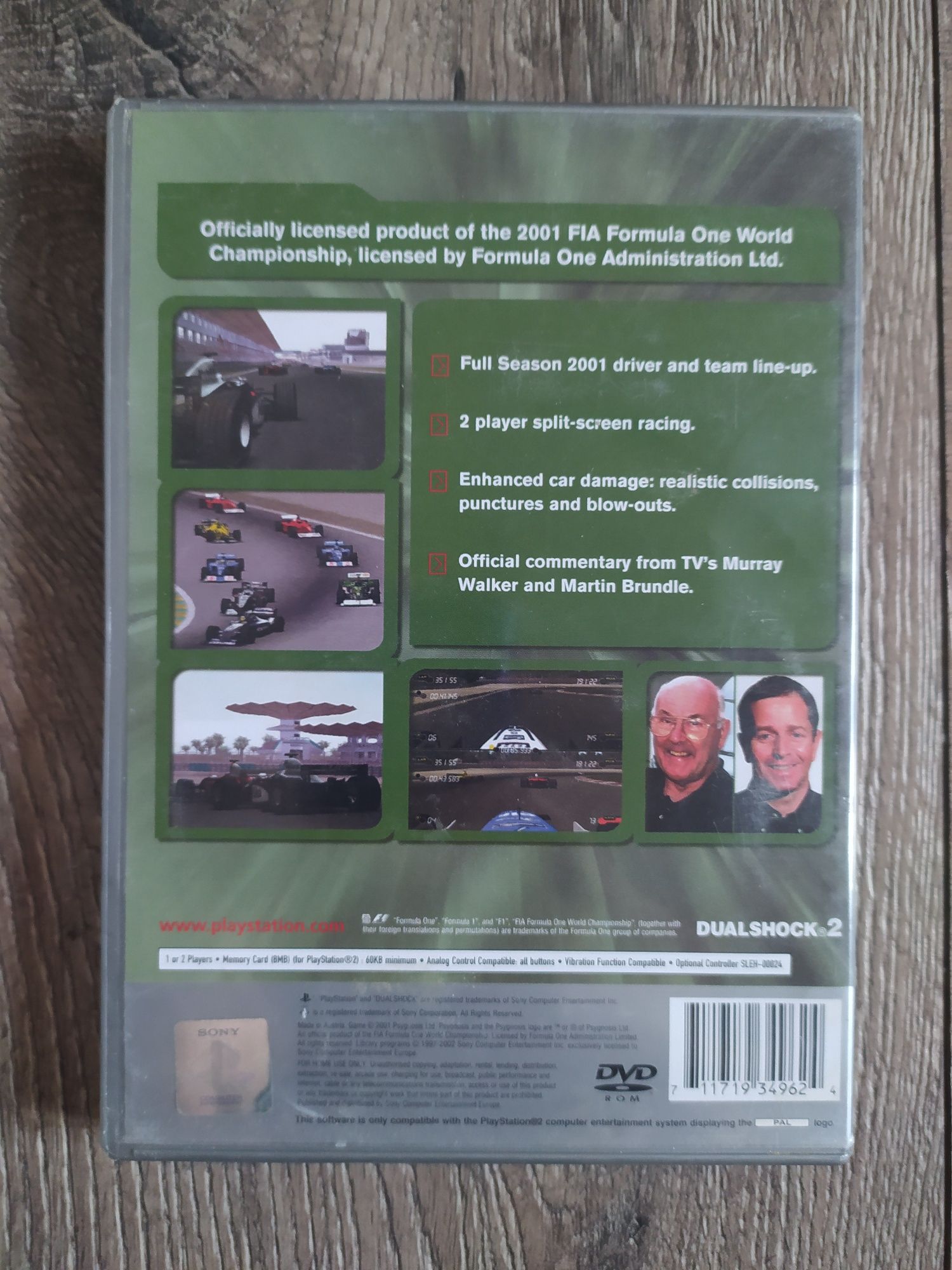 Gra PS2 Formula One 2001 Wysyłka
