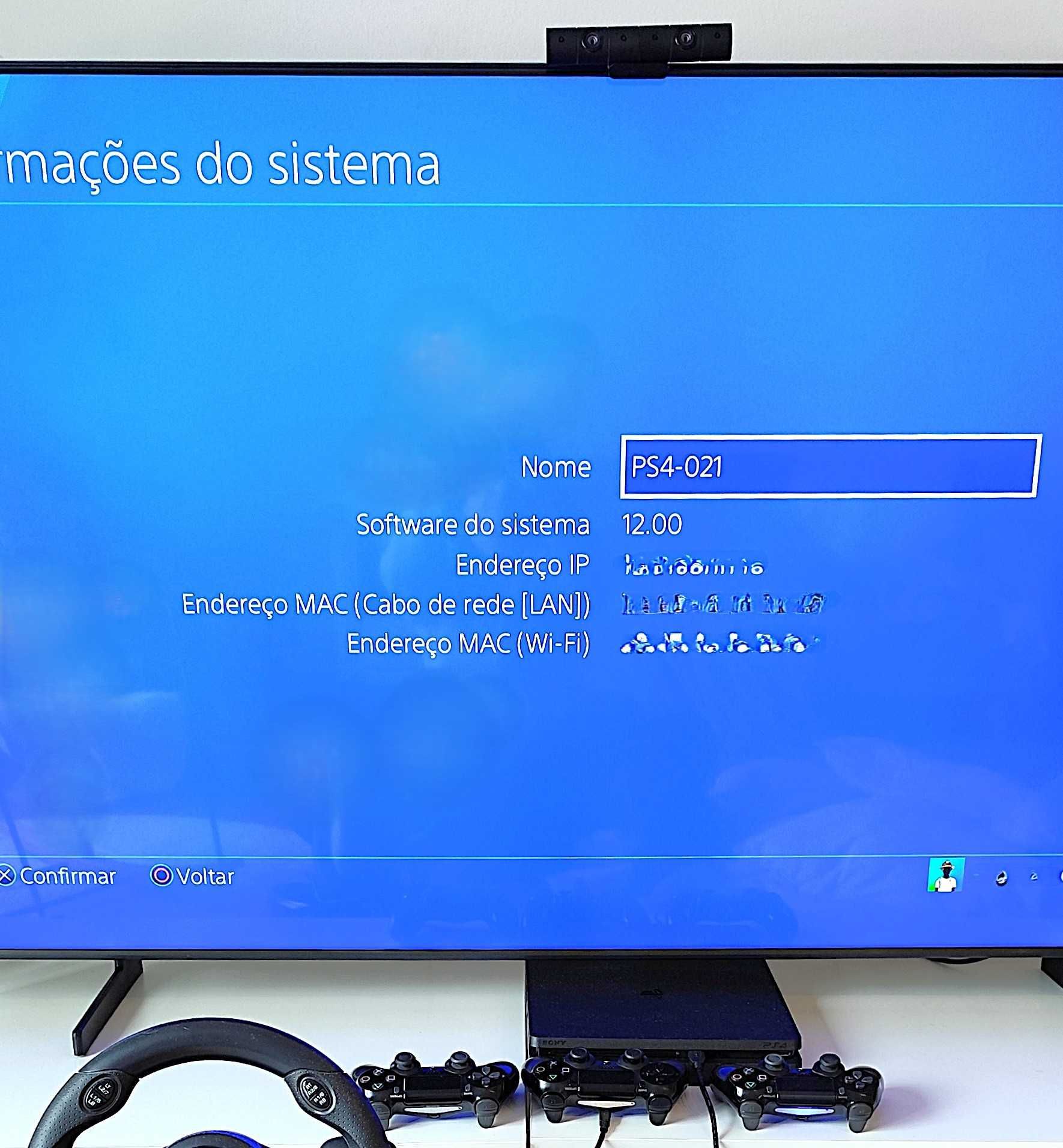 PlayStation PS4 Slim 500Gb + 8 Jogos