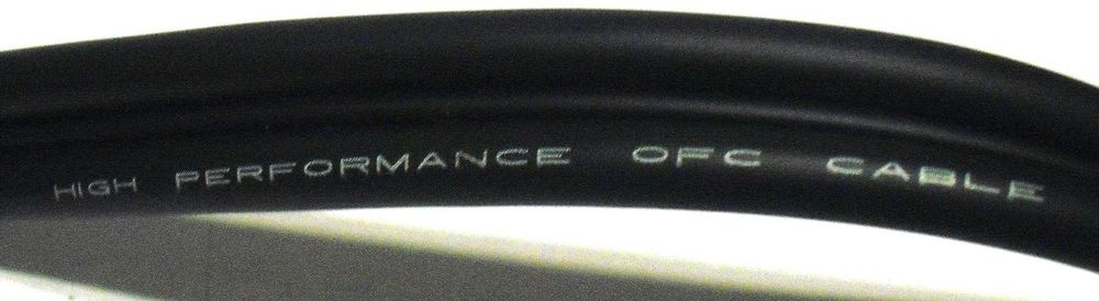 BANDRIDGE Vintage Cable Stereo Audio 1 x RCA to 1 x RCA GOLD - 50 cms